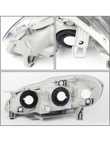 Faro Halógeno Auto Dynasty Derecho Toyota Corolla 2003-2008