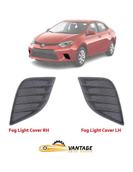 Cubiertas Faros Antiniebla Toyota Corolla 2014-2016 Vantage