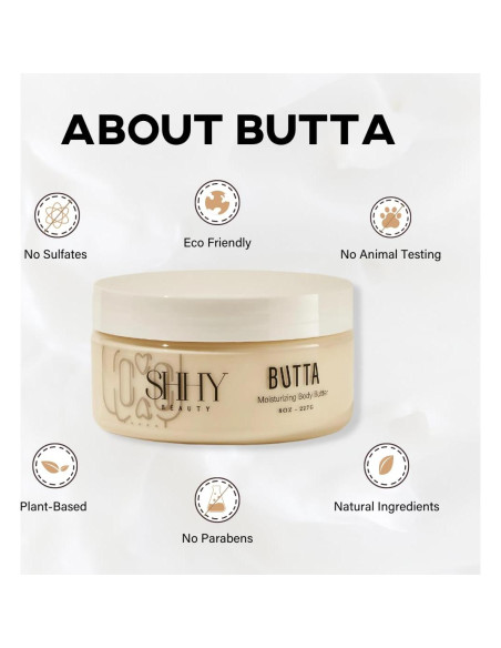Manteca Corporal Hidratante Butta SHHY Beauty 226g Karité