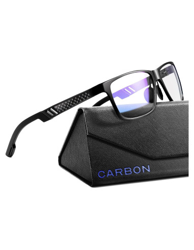 Gafas Anti Luz Azul TR90 UV400 para Hombres - Color Negro