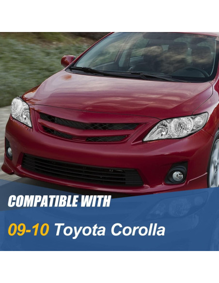 Faros Halógenos Auto Dynasty para Toyota Corolla 2009-2010