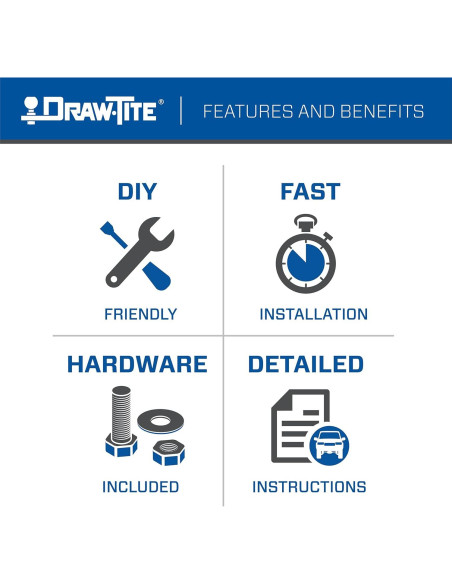 Enganche de Remolque Draw-Tite 76553 Clase 3 para Toyota Corolla