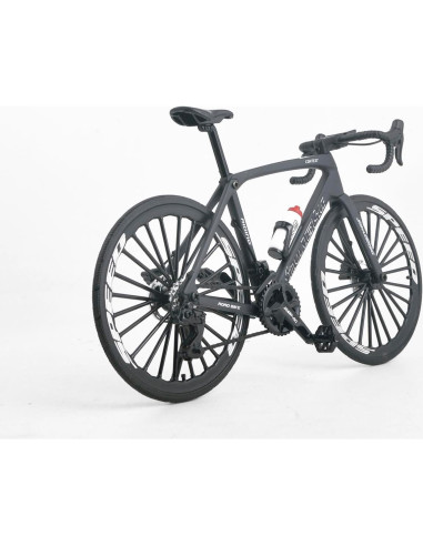 Bicicleta de Carretera Mini ZIYUE 1:8 Negro Decorativa