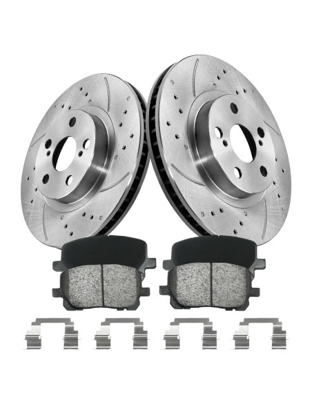 Kit de Frenos Motorevo para Toyota Corolla 2003-2008 Delante