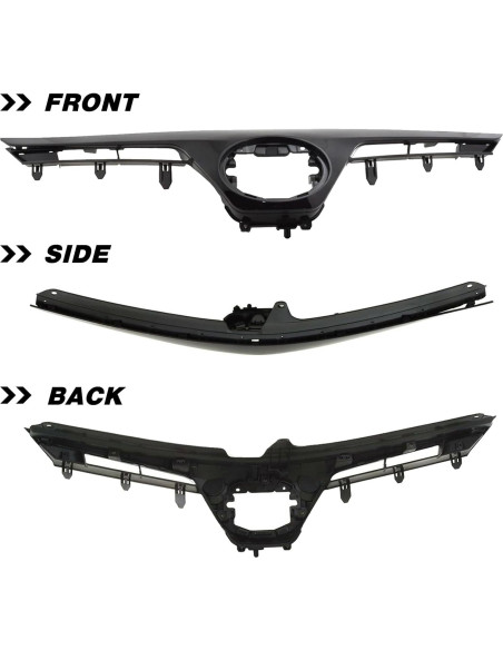 Conjunto Parrilla Parachoques Delantero HAPSO Toyota Corolla 2017-2019