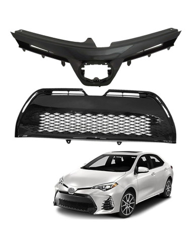 Conjunto Parrilla Parachoques Delantero HAPSO Toyota Corolla 2017-2019