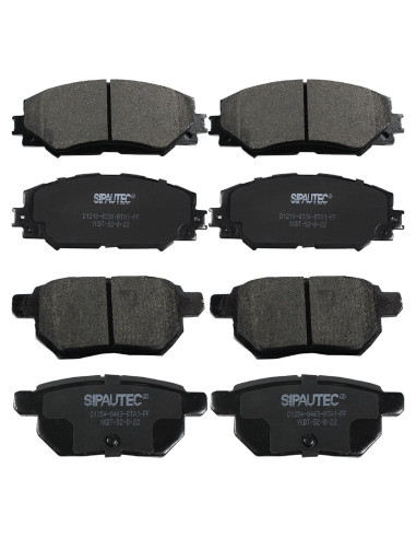 Pastillas de freno cerámicas SIPAUTEC D1210 D1354 para Toyota