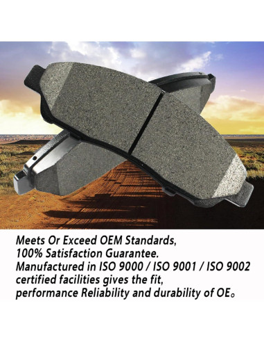 Pastillas de freno cerámicas SIPAUTEC D1210 D1354 para Toyota