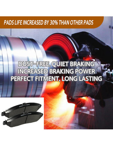 Pastillas de freno cerámicas SIPAUTEC D1210 D1354 para Toyota