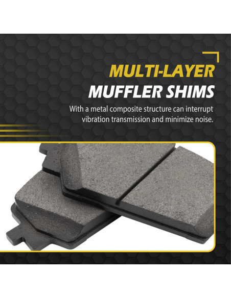 Pastillas de Freno Cerámicas OWAYSAFE para Toyota Corolla y Matrix