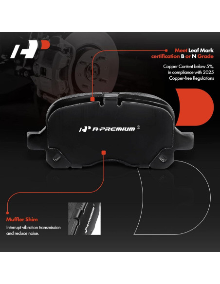 Discos de Freno Ventilados A-Premium 254mm + Pastillas Toyota/Chevy