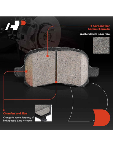 Discos de Freno Ventilados A-Premium 254mm + Pastillas Toyota/Chevy