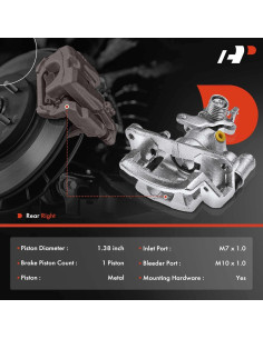 Caliper de Freno de Disco A-Premium Toyota Corolla 85-87 2