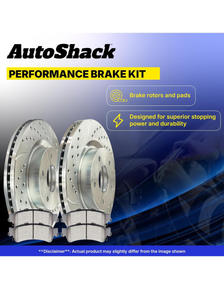 Kit de Freno Frontal AutoShack para Toyota Corolla 2003-2008