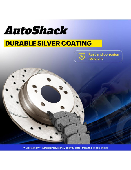 Kit de Freno Frontal AutoShack para Toyota Corolla 2003-2008