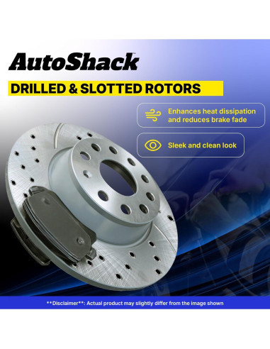 Kit de Freno Frontal AutoShack para Toyota Corolla 2003-2008