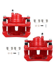 Caliper de Freno de Disco INEEDUP 19B2698 19B2699 Rojo