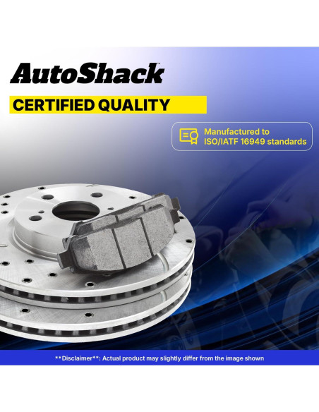 Kit de Freno Frontal AutoShack para Toyota Corolla 2003-2008