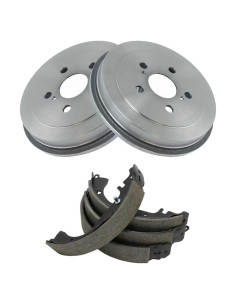 Juego de 2 Tambores de Freno + 4 Zapatas Toyota Celica, Corolla, Prius