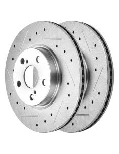 Discos de Freno Delanteros Perforados AutoShack 275mm Par de 2