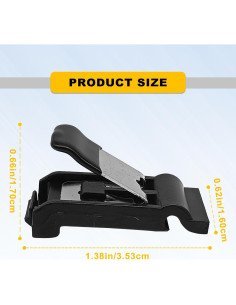 Clip de resorte de puerta de combustible BSAMZO 77360-35040 2