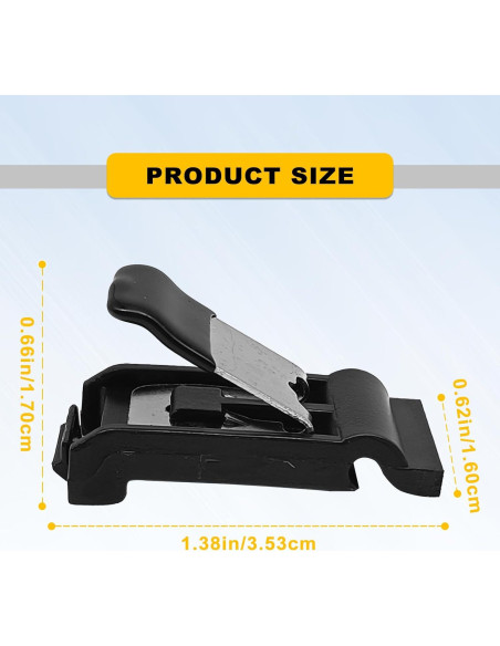 Clip de resorte de puerta de combustible BSAMZO 77360-35040
