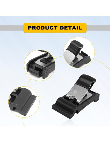 Clip de resorte de puerta de combustible BSAMZO 77360-35040