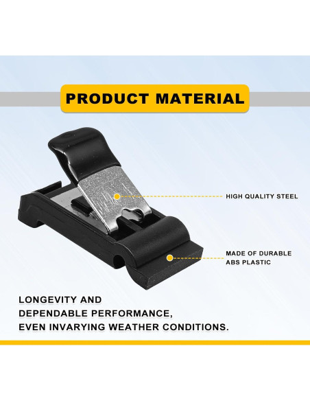 Clip de resorte de puerta de combustible BSAMZO 77360-35040