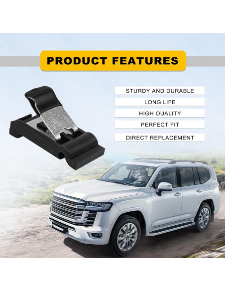 Clip de resorte de puerta de combustible BSAMZO 77360-35040