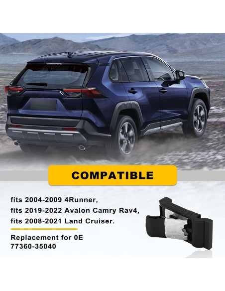 Clip de resorte de puerta de combustible BSAMZO 77360-35040