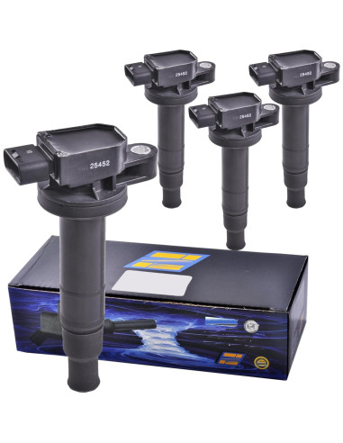 Juego de 4 bobinas de encendido Herko B086 para Toyota Yaris 1.5L