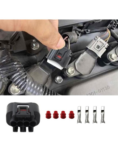 Conector de enchufe bobina encendido Toyota USonline911 4 piezas