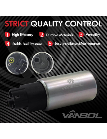 Bomba de combustible eléctrica VANBOL 12V universal 385g