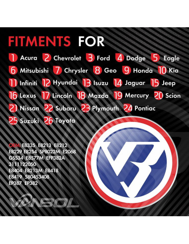 Bomba de combustible eléctrica VANBOL 12V universal 385g