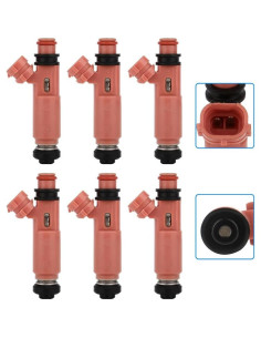 Inyector de Combustible INEEDUP 6 Pcs 12 Agujeros 23250-20030 2