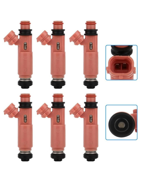 Inyector de Combustible INEEDUP 6 Pcs 12 Agujeros 23250-20030