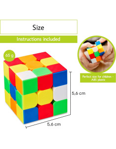 CUBIDI Cubo Mágico 3x3 - Juguete Educativo para Niños 2