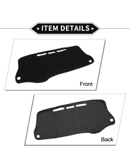 Cubierta de tablero VekAuto para Toyota Yaris 2007-2012