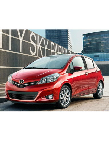 Moldura de Ventana Rvinyl para Toyota Yaris 2007-2014 Negro Mate