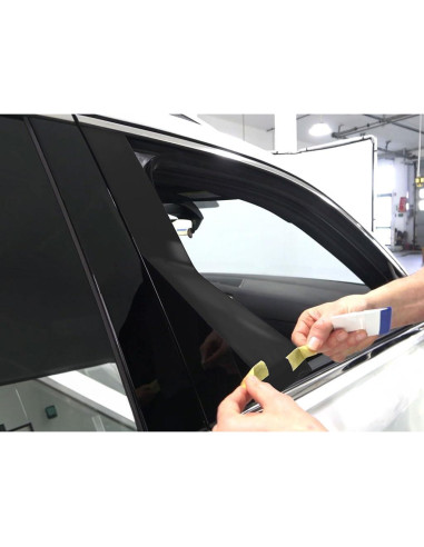 Moldura de Ventana Rvinyl para Toyota Yaris 2007-2014 Negro Mate