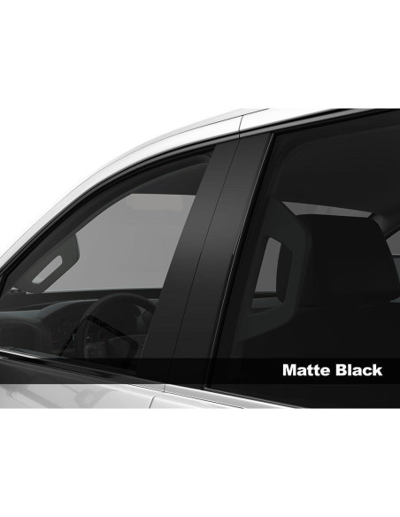 Moldura de Ventana Rvinyl para Toyota Yaris 2007-2014 Negro Mate