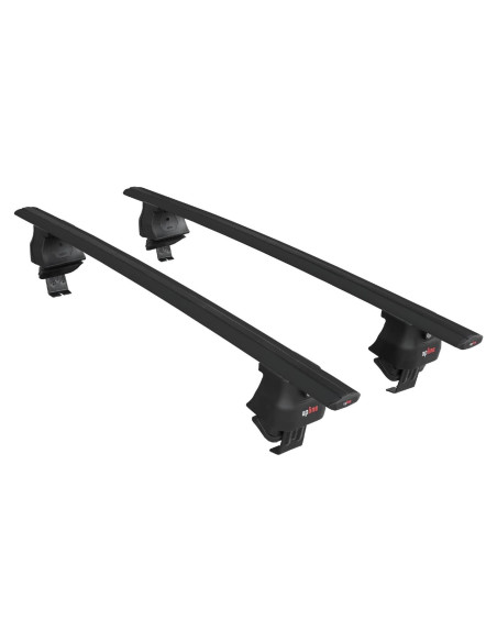 Barra Transversal de Techo Aluminio Negra ACE-4 para Toyota Yaris 2011-2019