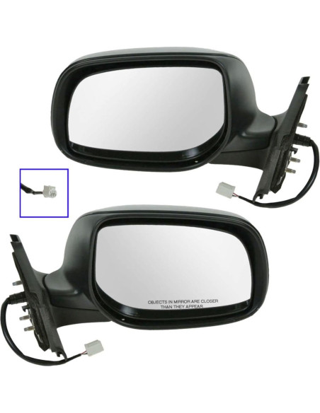 Espejos Laterales Eléctricos Toyota Yaris 2007-2011 AM Autoparts