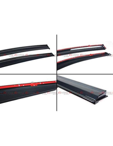 Visera de Ventana Clip-on Cuztom Tuning para Toyota Corolla 2019-2021