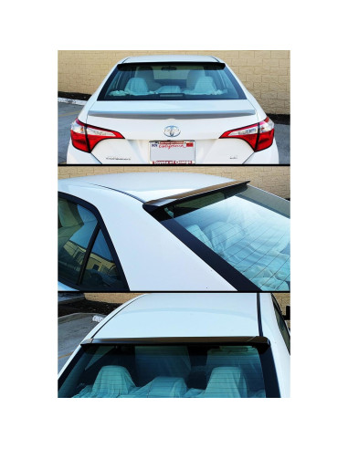 Spoiler Techo Trasero JDM Cuztom Tuning Toyota Corolla 2014-2019