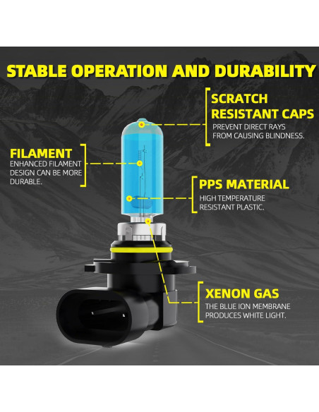 Bombillas Halógenas DMEPUGI 9005 9006 para Toyota Corolla