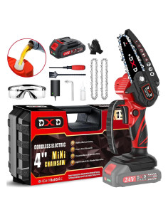 Mini Motosierra Eléctrica Inalámbrica DXD 4" 900W con Batería