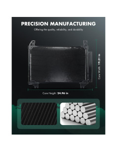 Condensador de aire acondicionado SCITOO para Toyota Yaris 2004-2015 2