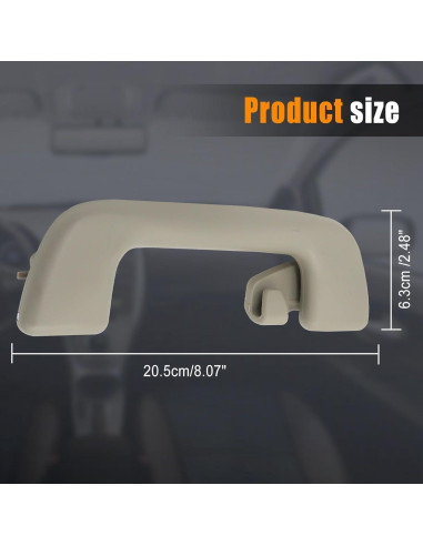 Mango Tirar Techo Derecho Toyota Yaris Corolla Rav4 Beige