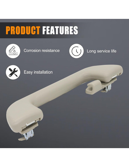 Mango Tirar Techo Derecho Toyota Yaris Corolla Rav4 Beige